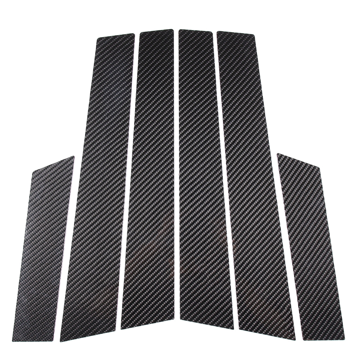 Real Carbon Fiber B-Pillar Panel Decal Trim For Subaru Crosstrek GU 2024+ 16