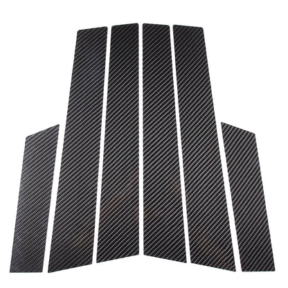Real Carbon Fiber B-Pillar Panel Decal Trim For Subaru Crosstrek GU 2024+ 16