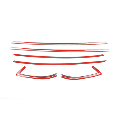 Carbon fiber Steel Car Window Strip Cover Trim For Toyota Supra A90 19-24 US 2