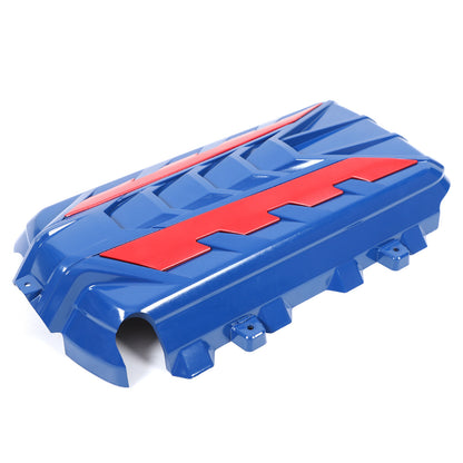 Blue Engine Bay Panel Cover Trim in Edge Red For Corvette C8 2020-26 21
