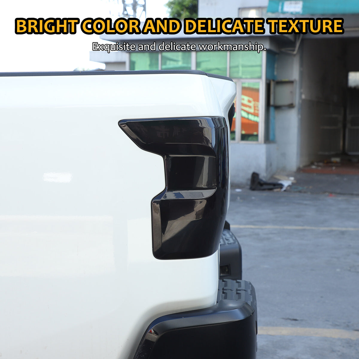 Smoked Black Rear Tail Light Lamp Cover Trim For Nissan Frontier 2022+ US 12