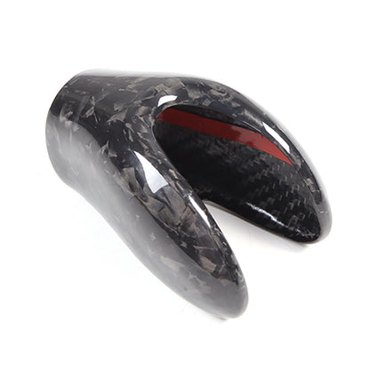 2pcs Forged Real Carbon Fiber Gear Shift Knob Trim Cover Set For Corvette C6 14