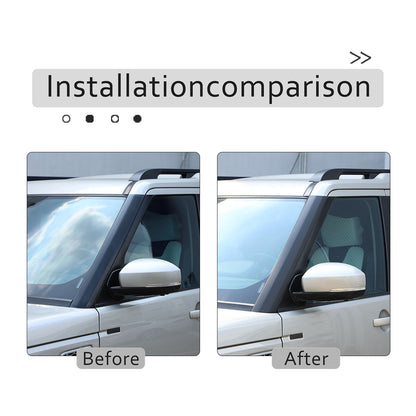 Matte Black Windshield A-pillar Strip Trim For Land Rover Discovery 4 10-16 US 6