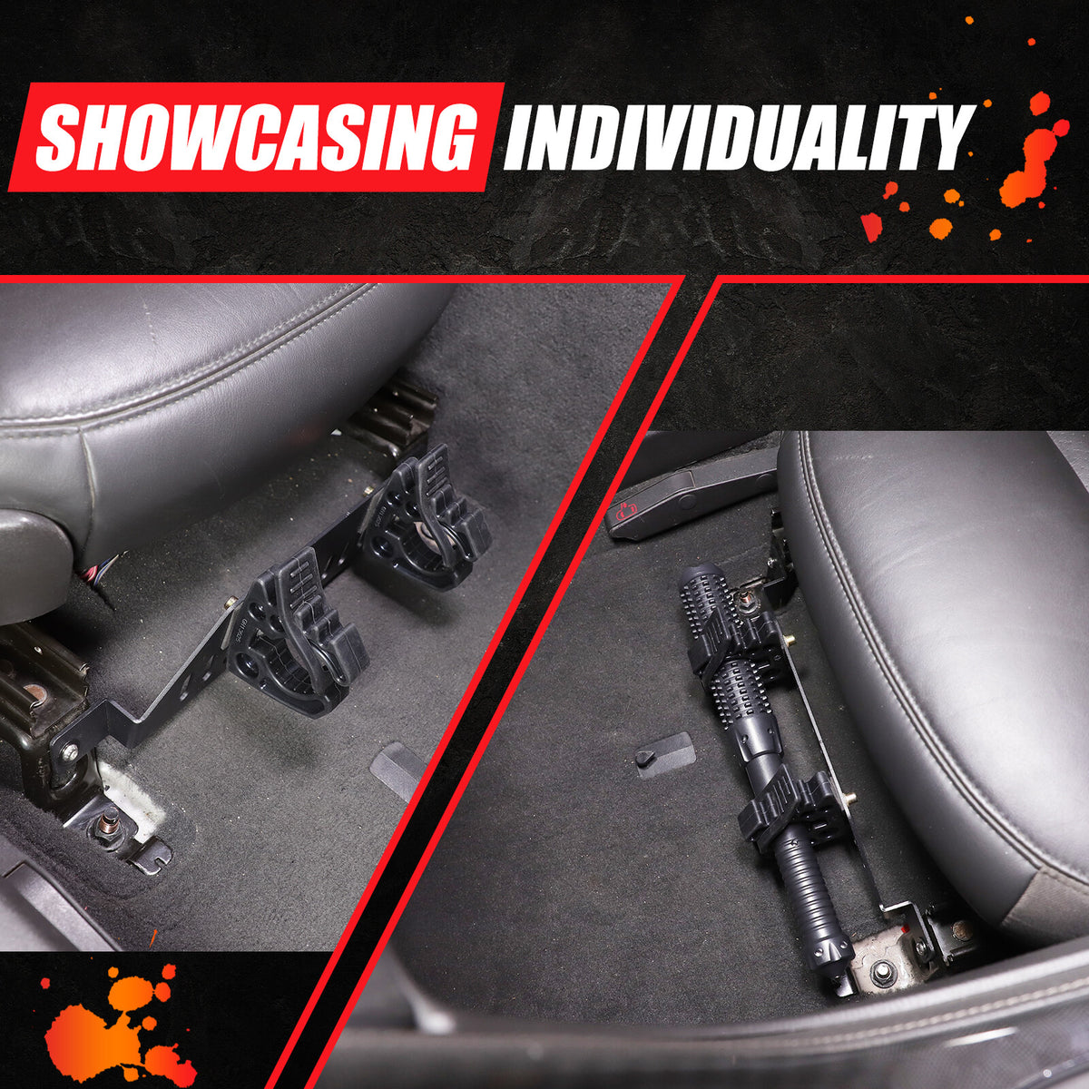 Passanger Side Under Seat Flashlight Holder Bracket Mount For Corvette C6 05-13 20