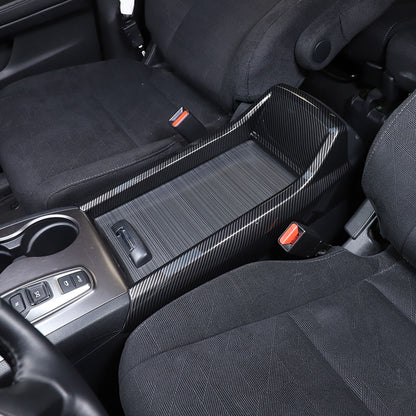 Carbon Fiber Center Console Armrest Box Side Panel Trim for Honda Pilot 16-22 13