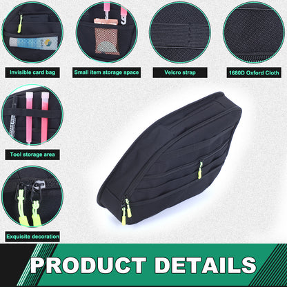 Rear Trunk Left Side Storage Bag Pocket Organizer For Mitsubishi Outlander 16-20 12