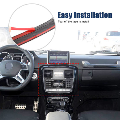 Matte Real Carbon Fiber Center Console CD Panel Trim For Benz G-Class W463 12-18 4