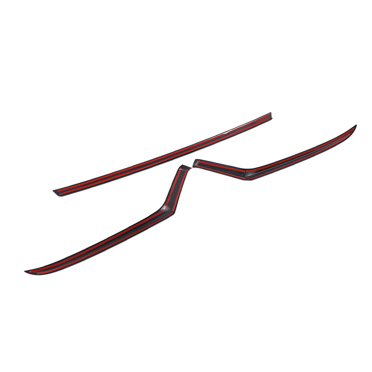 Glossy Black ABS Front Hood Trim Strip Trim For Toyota Grand Highlander 2024+ US 15