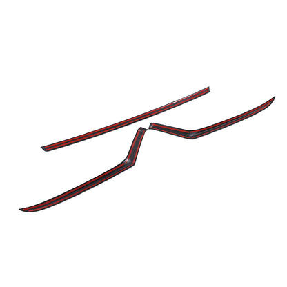 Glossy Black ABS Front Hood Trim Strip Trim For Toyota Grand Highlander 2024+ US 15
