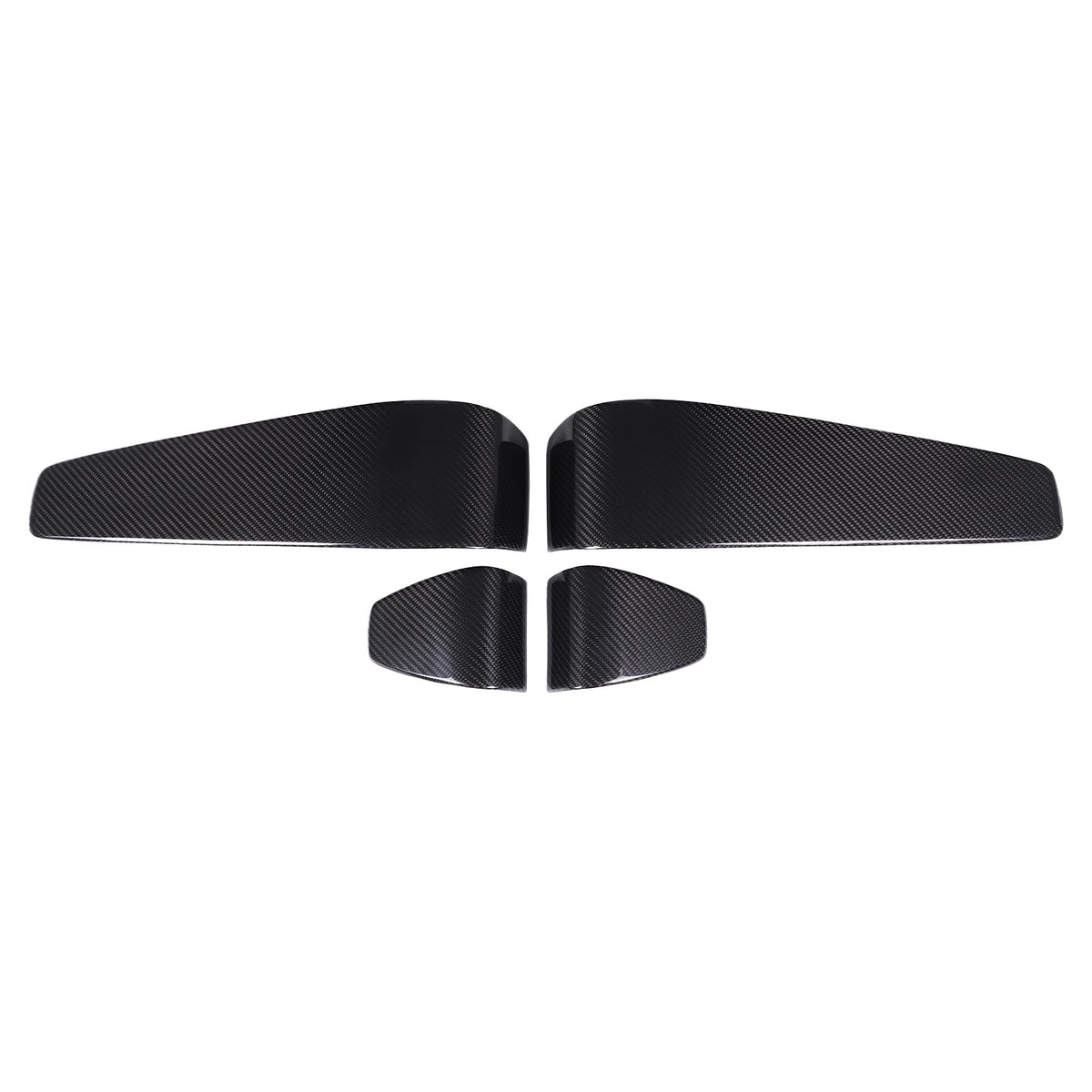 Real Carbon Fiber Seat Back Cover Trim For Porsche Panamera 972 2024+ 9