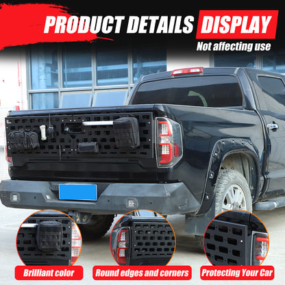 Rear Bed Molle Panel Truck Bed Tailgate Molle Panel For Toyota Tundra 2014-2021 22