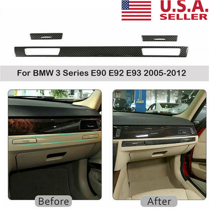 Carbon Fiber ABS Interior Decoration Cover Trim Kit For BMW 3 Series E90 2005-12 - Variants 6-10 3