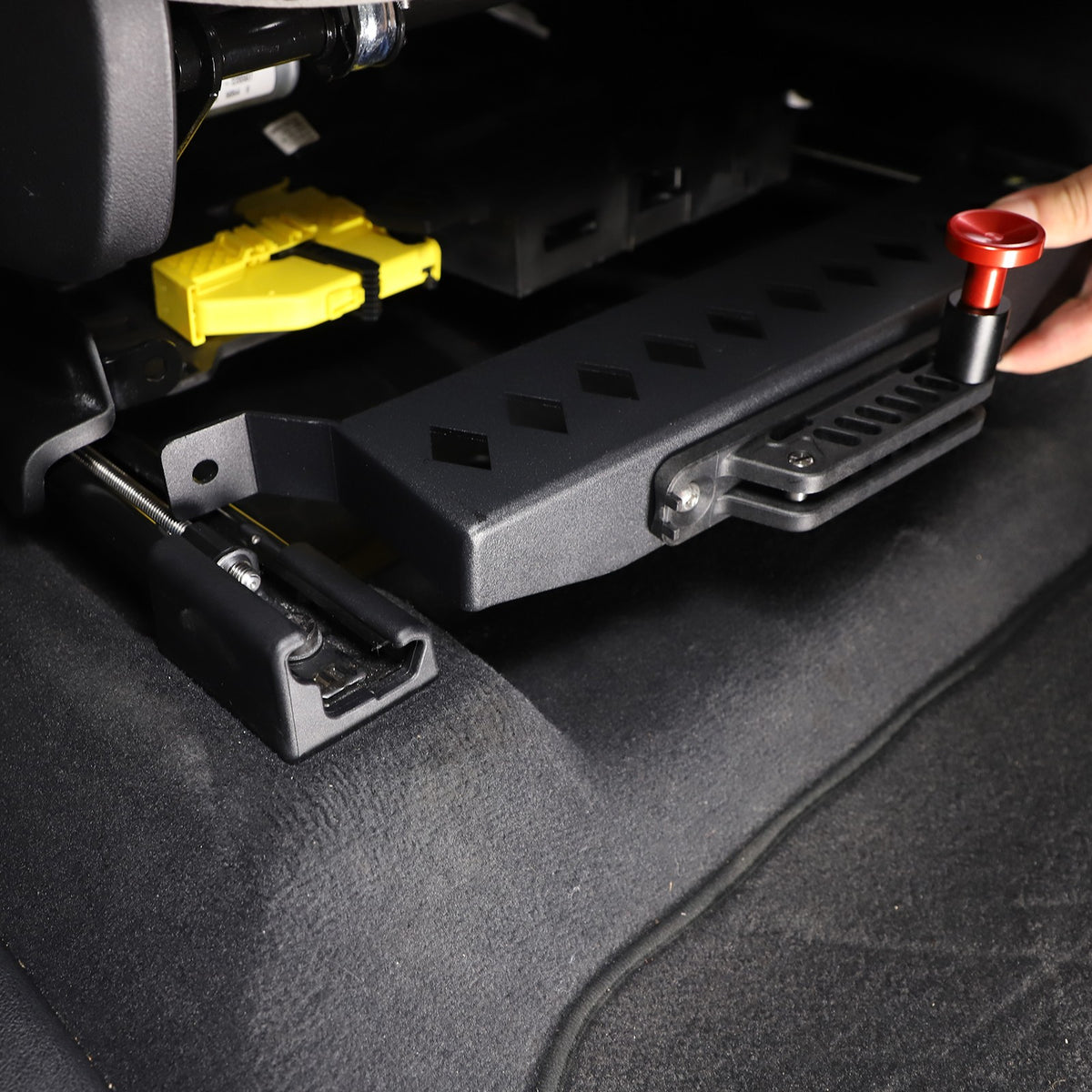 Black Aluminum Seat Fire Extinguisher Bracket For BMW X3 G01 2018-2023 US 7