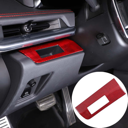 Red Real Carbon Fiber Full Interior Set Decor Trim Kit for Corvette C8 20-25 - Styles 6-10 42