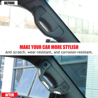 Replacement Black Silver A-pillar Grab Handle For Toyota Land Cruiser LC250 24+ 6