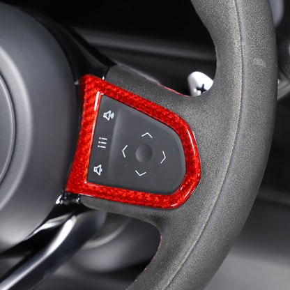 Red Real Carbon Fiber Interior Exterior Conosle Trim Cover For Lotus EMIRA 21-25 68