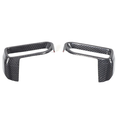 Real Carbon Fiber Center Console Side Air Vent Outlet Trim For Lotus Emira 23-25 11