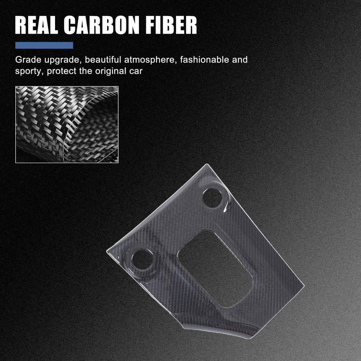 Real Carbon Fiber Gear Shift Panel Cover Trim For Nissan Z RZ34 400Z 23-2025 13