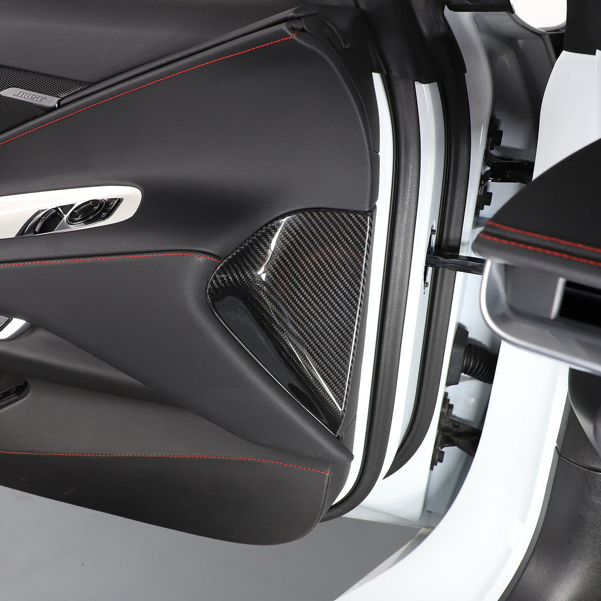 Real Dry Carbon Fiber Full Interior Center Set Trim Kit For Corvette C8 20-25 US - Styles 46-50 10