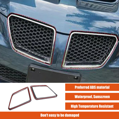 ABS Carbon Fiber Exterior front Grille frame Cover Trim For Pontiac G8 08-09 US 13