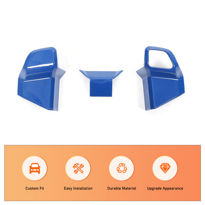 ABS Blue Car Center Panel Trim Interior Accessories For Toyota Tundra 2022-2026 - Variants 1-5 6