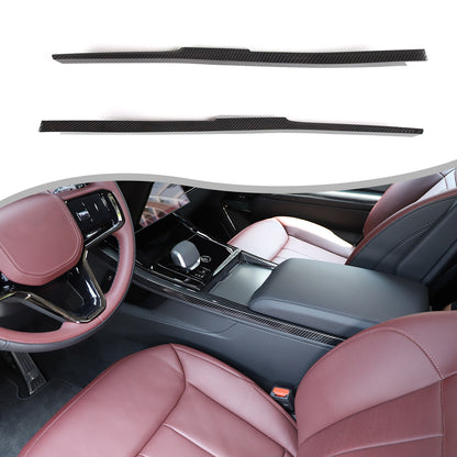 Carbon fiber Center Console Gear Shift Trim For Range Rover Sport L461 2023+ US 8