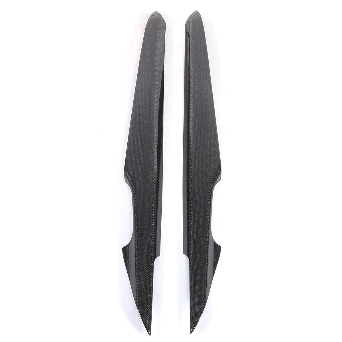 Real Honeycomb Carbon Fiber Interior Inner Door Panel Cover Trim for Corvette C8 4