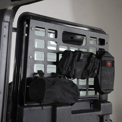 Tailgate Rear Window Trunk Storage Molle Panel For LR Defender 90 110 2004-2019 6
