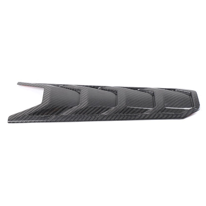 Real Carbon Fiber Engine Hood Center U-Shaped Cover Trim For Corvette C8 2020+ 18