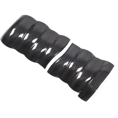 2Pcs Real Dry Carbon Fiber Intake Manifold Cover Engine For Corvette C6 2005-13 15