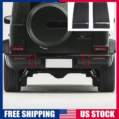 Real Carbon Fiber Rear Bumper Plate Cover For Benz G-Class G550 G63 W465 25+ US 1