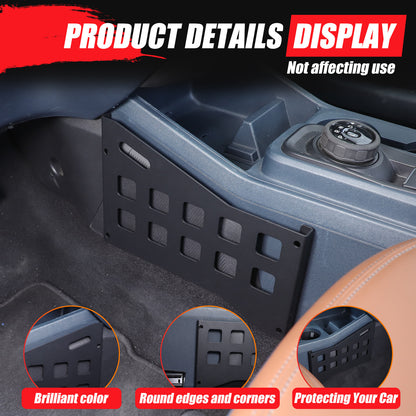 Aluminum Alloy Center Console Side Strorage Hanger Bag For Ford Maverick 2022+ 8