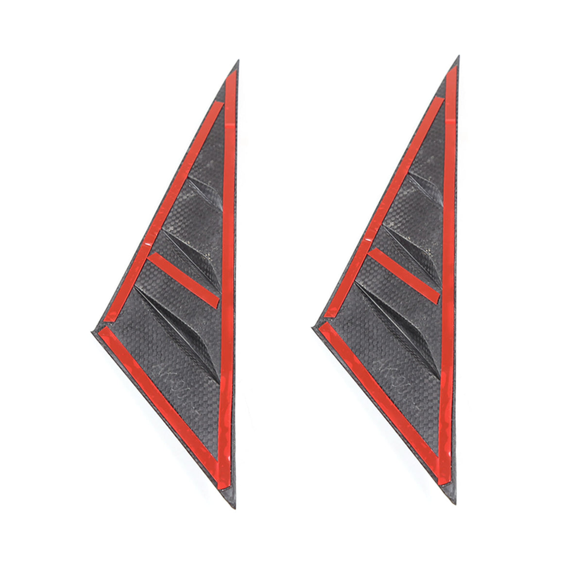 Forged Carbon Fiber Window Triangle A-Pillar Cover Trim For Corvette C6 2005-13 17