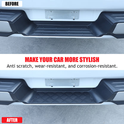 Black Alloy Rear Bumper Footrest Guard Plate For Mitsubishi L200 Triton 2019+ 22