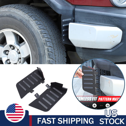 Black Alloy Mud Flaps Splash Guards Mudguard For Toyota FJ Cruiser 07-21 US 1
