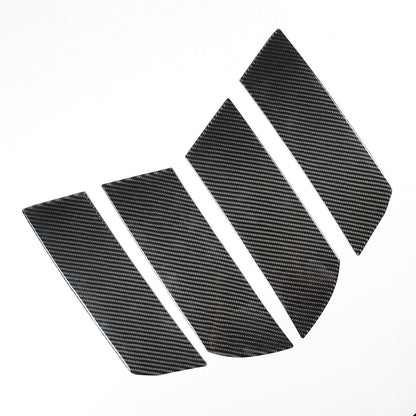 Carbon Fiber side fender vents Panel Sticker Trim For Corvette C6 2005-2013 12