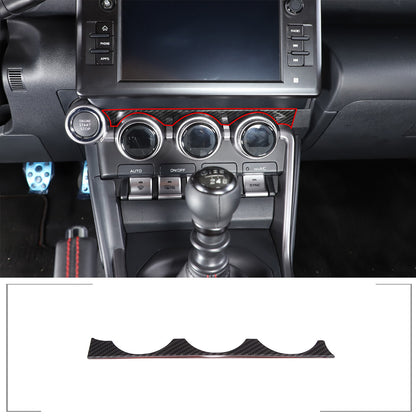 ABS Carbon Fiber Interior Center Console Trim Set For GR86/BRZ 2022-2024 US - Variants 6-10 57