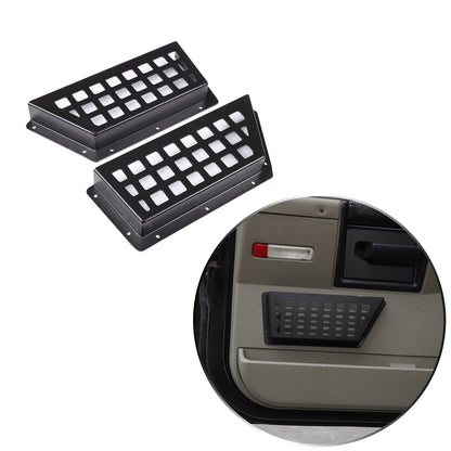 Aluminum Car Rear Door Pocket Storage Box Organizer For Hummer H2 2003-2009 16