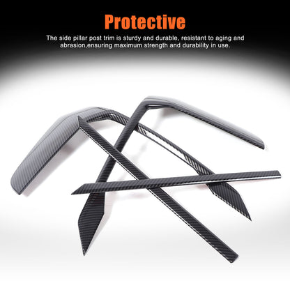 ABS Carbon Rear Bumper Taillight Fog Lamp Cover Trim For BMW 5 Series G60 i5 24+ 11
