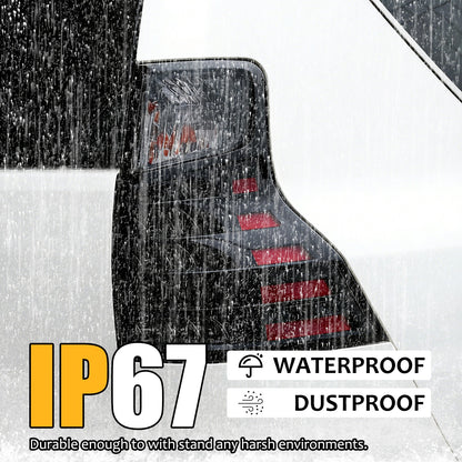 Smoked Black Rear Tail Light Guard Decor Cover Trim Bezel For Lexus GX460 10-23 4