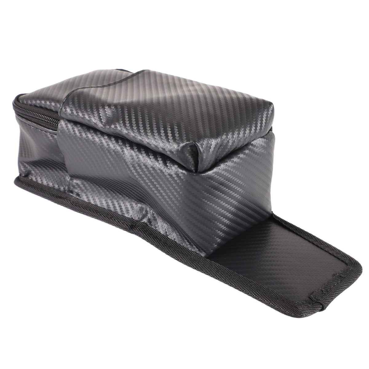 Carbon Fiber Pattern Rear Seat Center Storage Bag For Corvette C8 2020+ 2