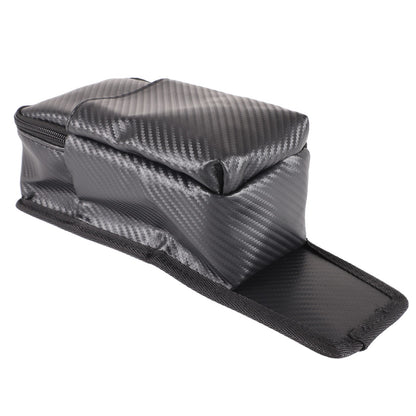 Carbon Fiber Pattern Rear Seat Center Storage Bag For Corvette C8 2020+ 2
