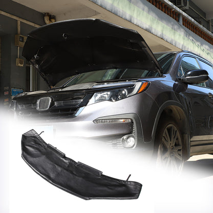 Black Car Bonnet Hood Bra Protector Mask Cover For Honda Pilot 2015-2022 US 3