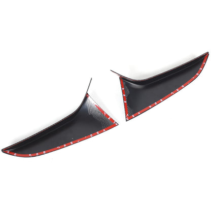 ABS Carbon Fiber Rear Window Sill C Pillar Trim For Subaru Crosstrek GU 2024 6