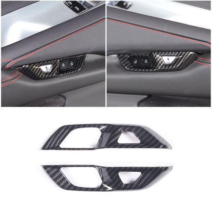 Carbon Fiber ABS Interior Full Decor Cover Trim Kit For Corvette C8 2020-2025 - Styles 11-15 34