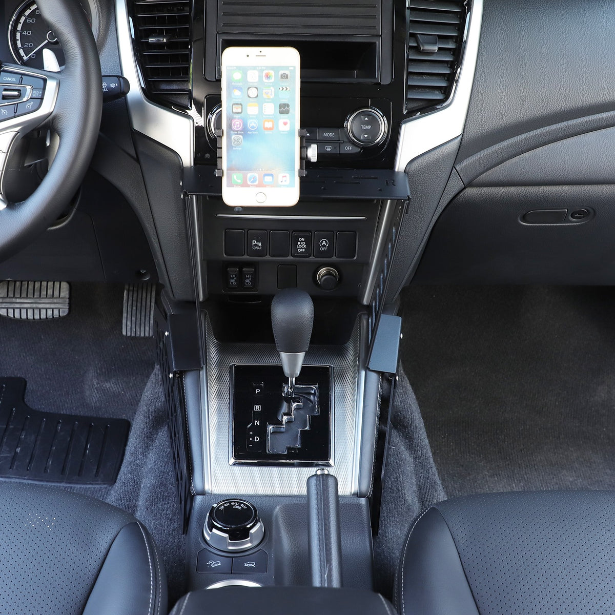 Off Road Molle Panel Digital Device Mount For Mitsubishi L200 Triton 19-23 8