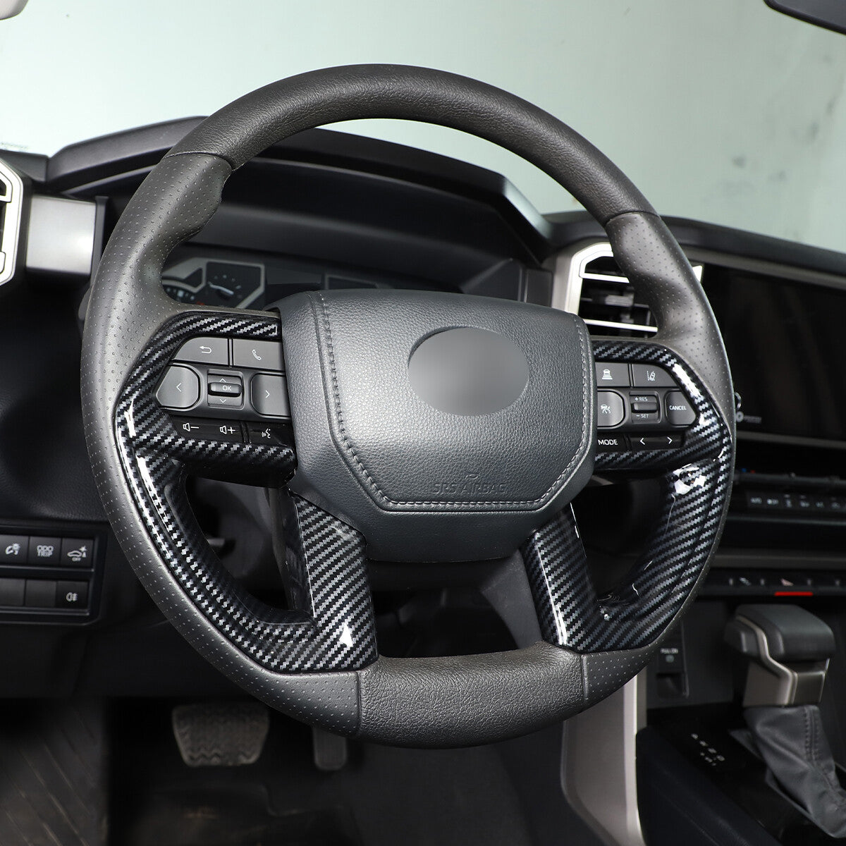 ABS Carbon Fiber Interior Set Cover Trim Kit For Toyota Tundra Sequoia SR 22+ - Styles 1-5 173