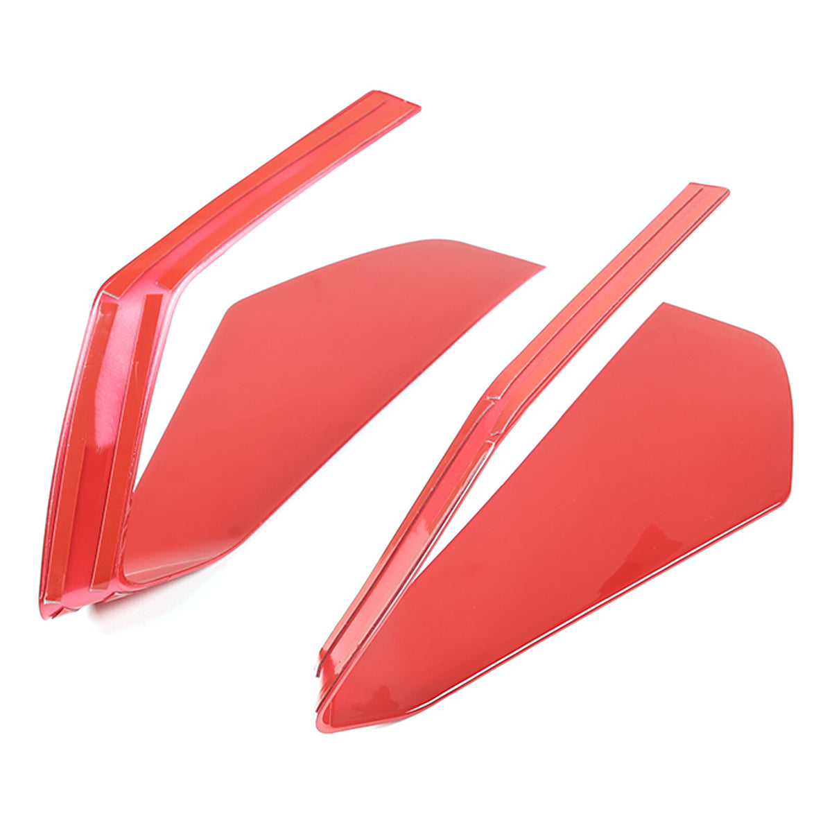 Red Front Side Air Intake Vent Grille Cover Trim For Corvette C8 20-25 US 3