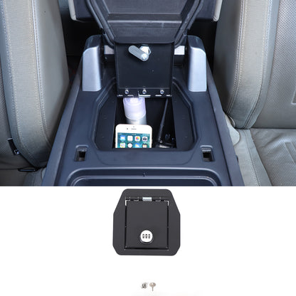 Center Console Safe GUN Storage Lock Box W/ TRAY For LR Defender L663 2020-24 US 16