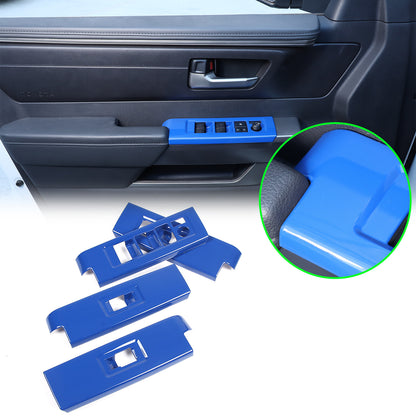 ABS Blue Car Center Panel Trim Interior Accessories For Toyota Tundra 2022-2026 - Variants 6-10 10